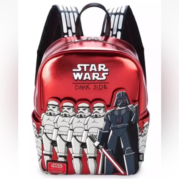 Disney Parks Star Wars Loungefly Backpack D23 Artist Series Dark Side main image 5